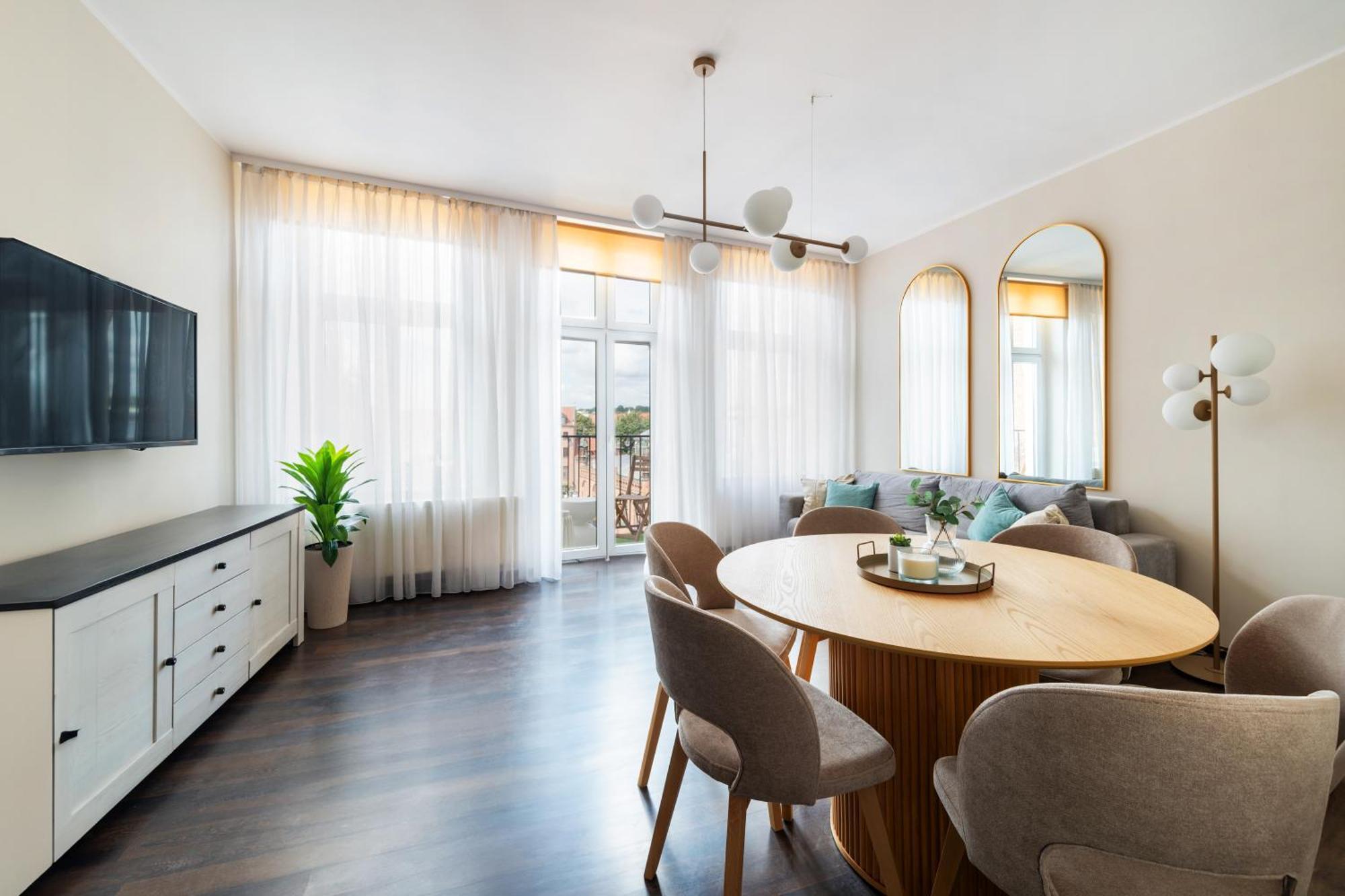 Stunning Apartment With Balcony غدانسك المظهر الخارجي الصورة
